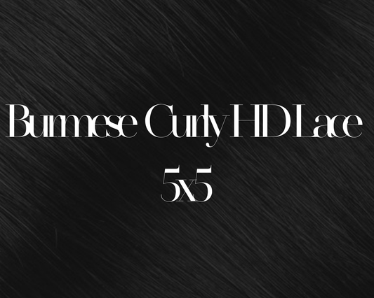 Burmese curly HD lace 5x5